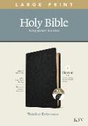 KJV Large Print Thinline Reference Bible, Filament Enabled Edition (Red Letter, Genuine Leather, Black, Indexed)