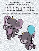 Livro para colorir para crianças de 4-5 anos (Elefantes)