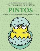 Livro para colorir para crianças de 4-5 anos (Pintos)