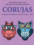 Livro para colorir para crianças de 4-5 anos (Corujas)