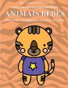 Livro para colorir para crianças de 2 anos (Animais Bebés)