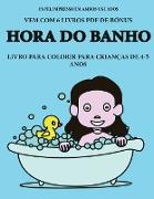 Livro para colorir para crianças de 4-5 anos (Hora do banho)
