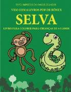 Livro para colorir para crianças de 4-5 anos (Selva)