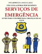 Livro para colorir para crianças de 4-5 anos (Serviços de Emergência)