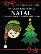 Livro para colorir para crianças de 4-5 anos (Natal)
