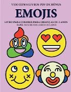 Livro para colorir para crianças de 2 anos (Emojis)