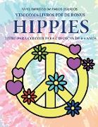 Livro para colorir para crianças de 4-5 anos (Hippies)
