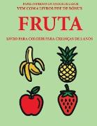 Livro para colorir para crianças de 2 anos (Fruta)