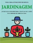 Livro para colorir para crianças de 2 anos (Jardinagem)