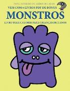 Livro para colorir para crianças de 2 anos (Monstros)