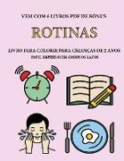 Livro para colorir para crianças de 2 anos (Rotinas)