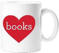 Heart Books Mug