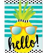 Simply Stylish Tropical Hello Poster