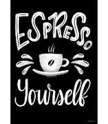 Industrial Cafe Espresso Yourself Poster