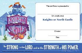 Vacation Bible School (Vbs) 2020 Knights of North Castle Student Certificates (Pkg of 48): Quest for the King's Armor