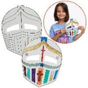 Vacation Bible School (Vbs) 2020 Knights of North Castle Color-Your-Own Knight's Mask (Pkg of 12): Quest for the King's Armor