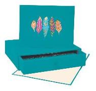 Brilliant Feathers Artisan Note Cards