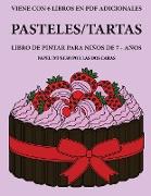 Libro de pintar para niños de 7+ años (Pasteles/tartas)