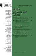 Junior Management Science, Volume 4, Issue 4, December 2019