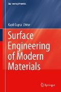 Surface Engineering of Modern Materials
