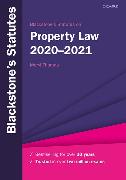 Blackstone's Statutes on Property Law 2020-2021