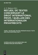 Textes des Traités Internationaux/ Texte der Staatsverträge