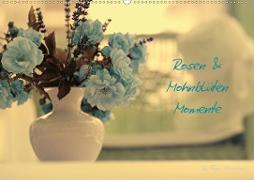 Rosen und Mohnblüten Momente Schweizer EditionCH-Version (Wandkalender 2021 DIN A2 quer)