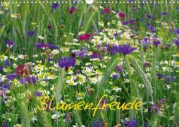 Blumenfreude (Wandkalender 2021 DIN A3 quer)