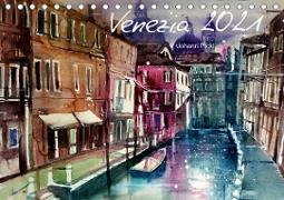 Venezia 2021AT-Version (Tischkalender 2021 DIN A5 quer)