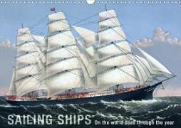 Sailing Ships (UK Version) (Wall Calendar 2021 DIN A3 Landscape)