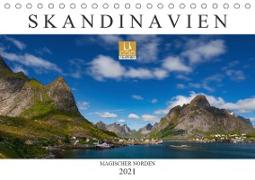 Skandinavien: Magischer Norden (Tischkalender 2021 DIN A5 quer)
