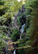 Europa - Wilde Landschaften (Wandkalender 2021 DIN A4 hoch)