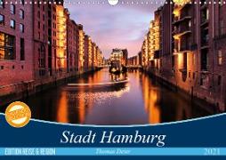 Stadt Hamburg (Wandkalender 2021 DIN A3 quer)