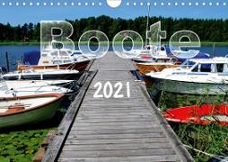 Boote (Wandkalender 2021 DIN A4 quer)