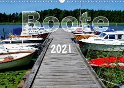 Boote (Wandkalender 2021 DIN A3 quer)