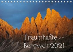 Traumhafte Bergwelt Kalender (Tischkalender 2021 DIN A5 quer)