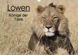 Löwen - Könige der Tiere (Wandkalender 2021 DIN A3 quer)