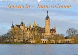 Schwerin - Impressionen (Wandkalender 2021 DIN A3 quer)