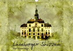 Lüneburger Skizzen (Wandkalender 2021 DIN A3 quer)