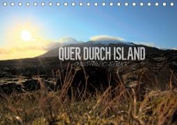 Quer durch Island (Tischkalender 2021 DIN A5 quer)