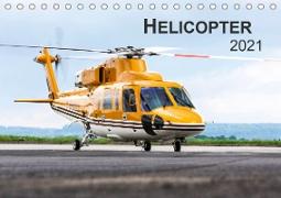Helicopter 2021 (Tischkalender 2021 DIN A5 quer)