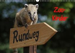 Zoo-Kinder (Wandkalender 2021 DIN A3 quer)