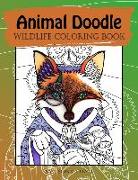 Animal Doodle: Wildlife Coloring book
