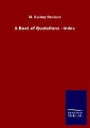 A Book of Quotations - Index
