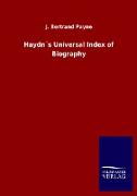 Haydn´s Universal Index of Biography