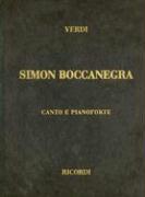 Simon Boccanegra: Canto E Pianoforte