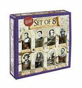 Great Minds Set of 8 Puzzle Compendium (4 Wooden, 4 Metal)