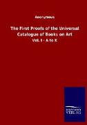 The First Proofs of the Universal Catalogue of Books on Art