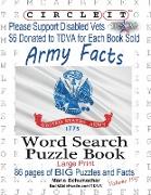 Circle It, Army Facts, Word Search, Puzzle Book