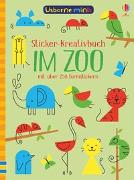 Usborne Minis - Sticker-Kreativbuch: Im Zoo